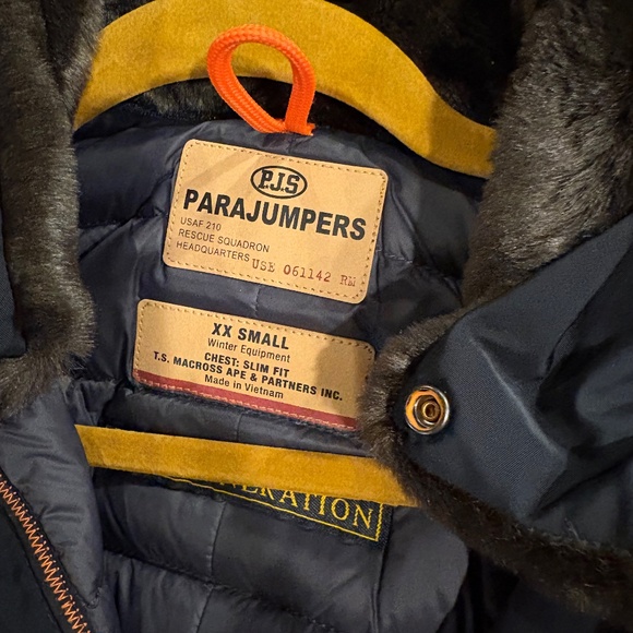 Parajumpers luxury coat with fur hood sz XS - Picture 6 of 6